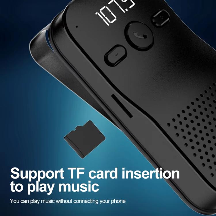 Car Visor Bluetooth Hands Free 1 To 2 Large Volume Car Phone Speaker