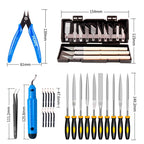 3D Printer Tool Kit Model Cleaning Tools, Carving Knife, File, Edge Trimmer & Polishing Supplies