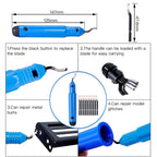3D Printer Tool Kit Model Cleaning Tools, Carving Knife, File, Edge Trimmer & Polishing Supplies