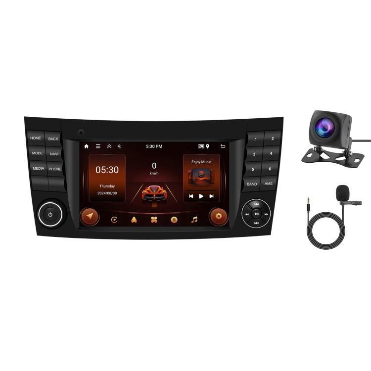 7 inch Horizontal Screen 2+64G Bluetooth Car Player Carplay Car Center Control Integrated Machine For Mercedes-Benz W211 / E200 / E220 / CLS350 / CLS500
