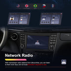 7 inch Horizontal Screen 2+64G Bluetooth Car Player Carplay Car Center Control Integrated Machine For Mercedes-Benz W211 / E200 / E220 / CLS350 / CLS500