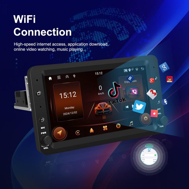 For Alfa Romeo 159 7 inch Horizontal Screen Carplay Car Navigation Center Control Integrated Machine