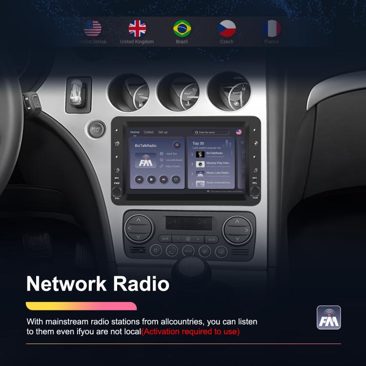 For Alfa Romeo 159 7 inch Horizontal Screen Carplay Car Navigation Center Control Integrated Machine