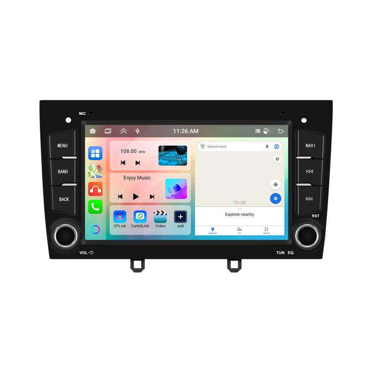 For Peugeot 408 7 inch Horizontal Screen Carplay Car Player Car Navigation Center Control
