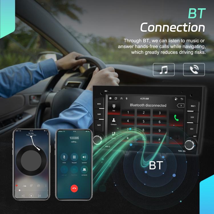 For Peugeot 408 7 inch Horizontal Screen Carplay Car Player Car Navigation Center Control