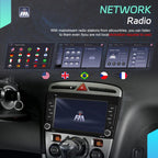 For Peugeot 408 7 inch Horizontal Screen Carplay Car Player Car Navigation Center Control