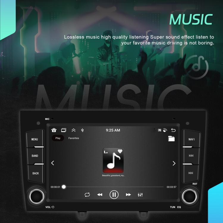 For Peugeot 408 7 inch Horizontal Screen Carplay Car Player Car Navigation Center Control