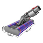 For Dyson V7/V8/V10/V11/V15 Dual Roller Soft Velvet Floor Brush With LED Dust Detection