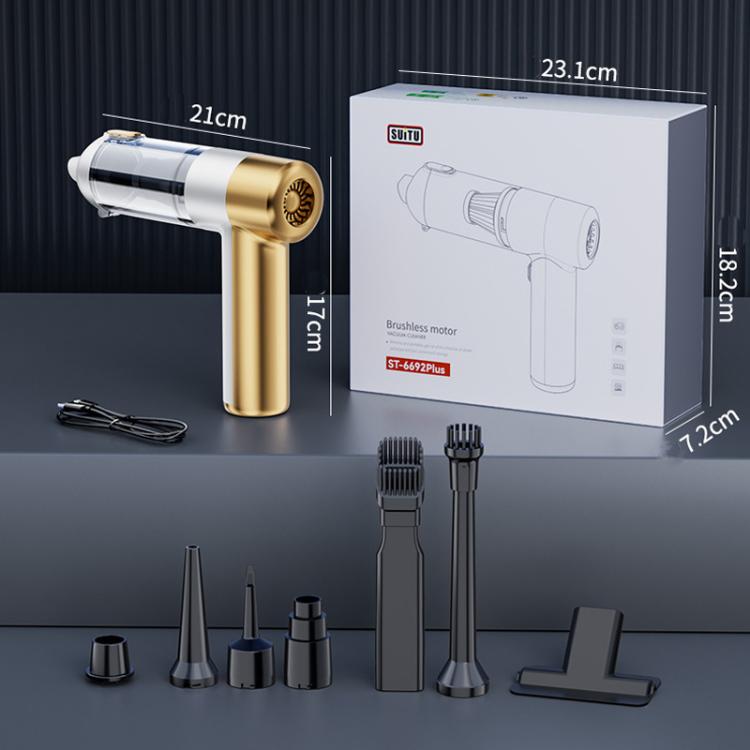 SUITU ST-6692Plus Car Power Suction Vacuum Cleaner Household Handheld Small Vacuum Cleaner