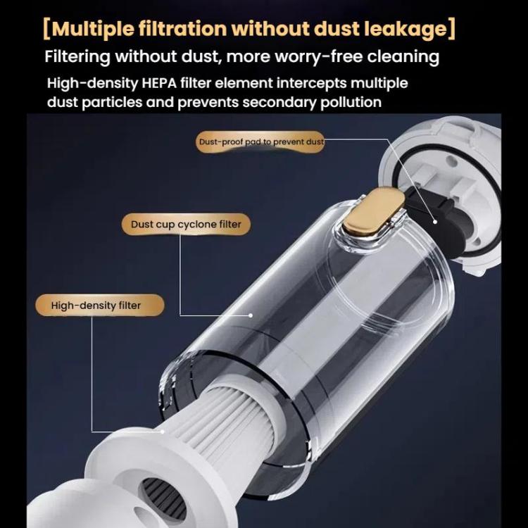 SUITU ST-6692Plus Car Power Suction Vacuum Cleaner Household Handheld Small Vacuum Cleaner