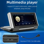 6.86 Inch Foldable Portable Bluetooth Car MP5 Player With MirrorLink/CarPlay/Android Auto Support