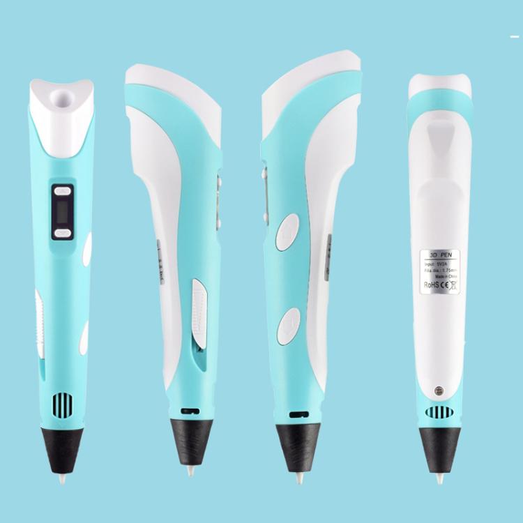 Hand-held 3D Printing Pen Kit with 20 Colors PLA Filament, Drawing Pad, Base, Scissors, Finger Guards, Art Book & Accessories