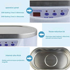 SUNSHINE 968 Mini Jewellery Glasses Cleaner Ultrasonic Cleaner