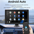 Car Universal Screen Stereo HD MP5 Player Reversing Monitor With Rear View Camera