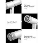 T-Shaped Hair Dryer with Smart Inverter Technology High-Power Blow Dryer for Home & Salon Use