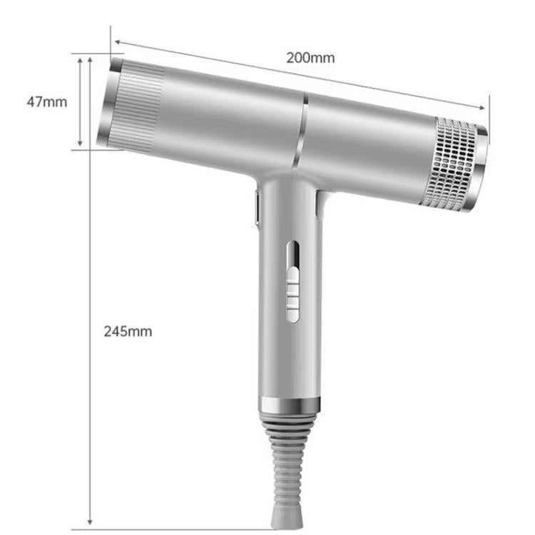 T-Shaped Hair Dryer with Smart Inverter Technology High-Power Blow Dryer for Home & Salon Use