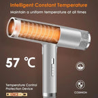 T-Shaped Hair Dryer with Smart Inverter Technology High-Power Blow Dryer for Home & Salon Use