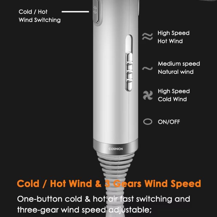 T-Shaped Hair Dryer with Smart Inverter Technology High-Power Blow Dryer for Home & Salon Use