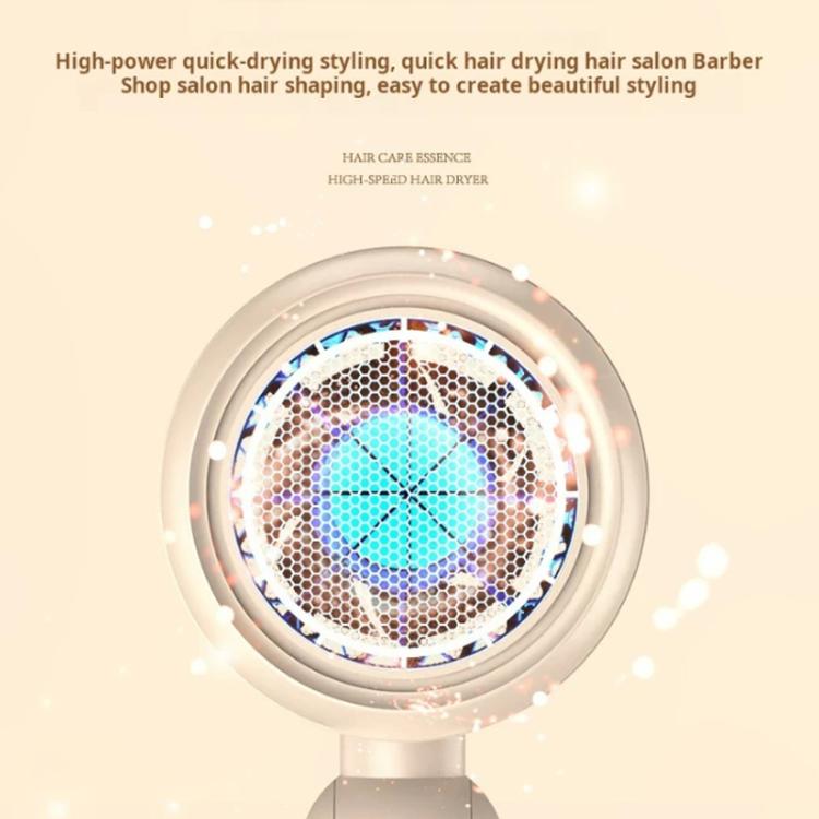 800-1200W High-Speed Hair Dryer with Blue Light Care Foldable & Portable for Travel