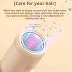 800-1200W High-Speed Hair Dryer with Blue Light Care Foldable & Portable for Travel