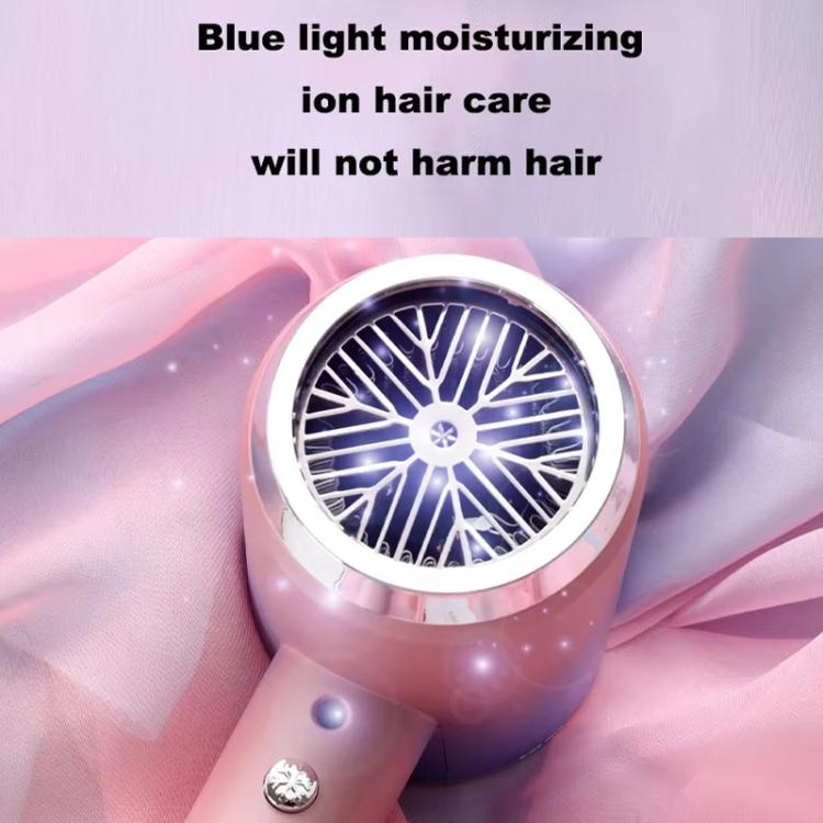 High-Speed Hair Dryer Salon & Home Blow Dryer with Blue Light Ionic Technology