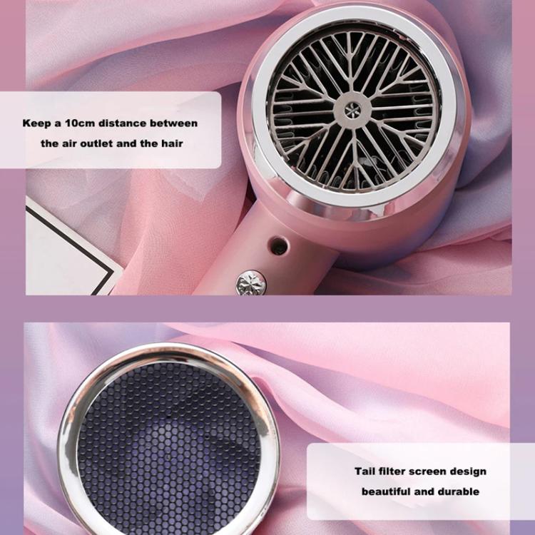 High-Speed Hair Dryer Salon & Home Blow Dryer with Blue Light Ionic Technology