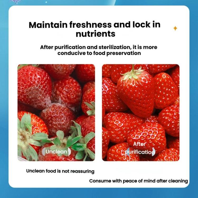 Portable Sterilization Pesticide Residue Removal Fruit Vegetable Cleaning Machine