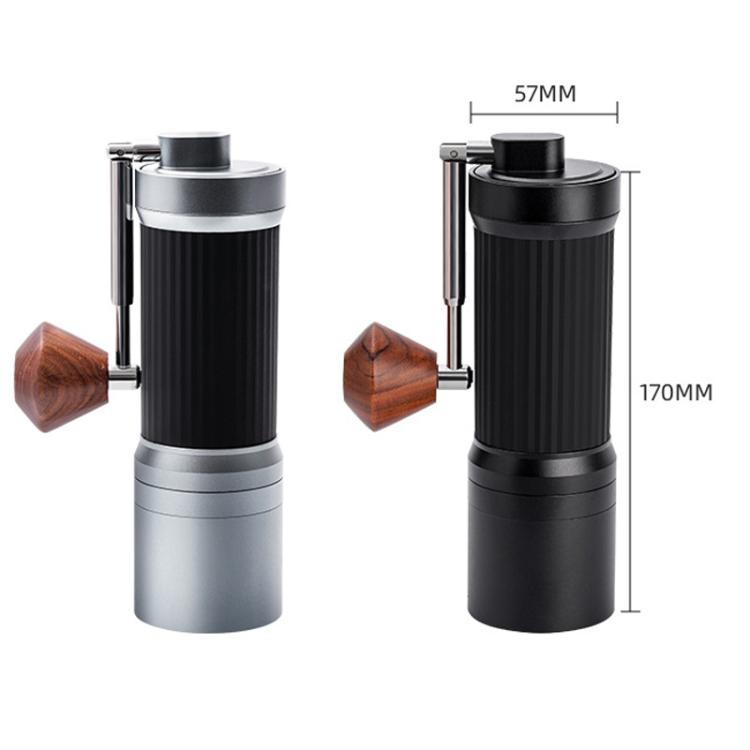 Seven Stars Manual Coffee Grinder CNC Stainless Steel Burr Foldable Hand Crank Mill for Coffee Beans