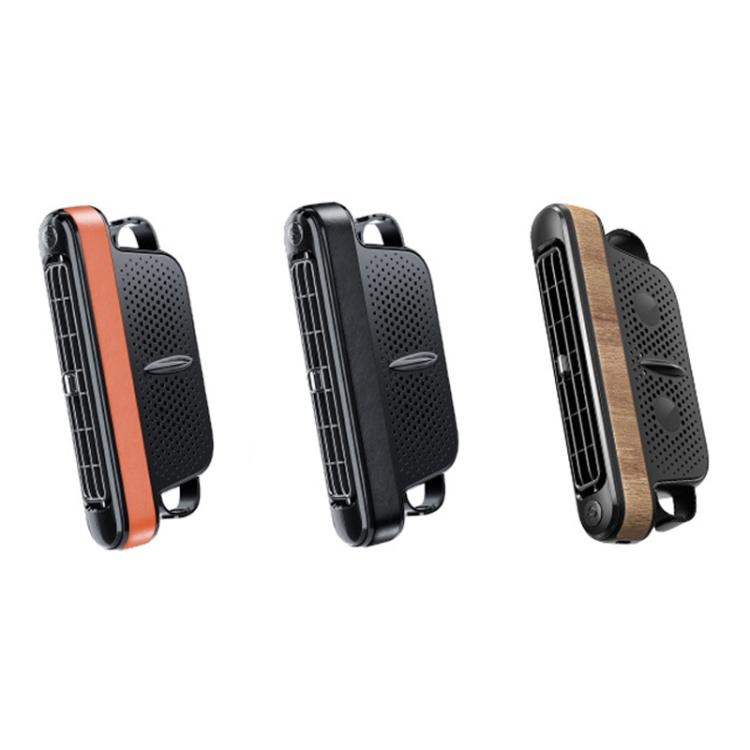 Car Rear Seat USB Plug-in Dual Turbine Silent Bladeless Electric Fan