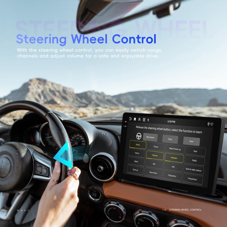 Universal Android 15 Central Control Large Screen Car Wireless Carplay Navigation Integrated Machine