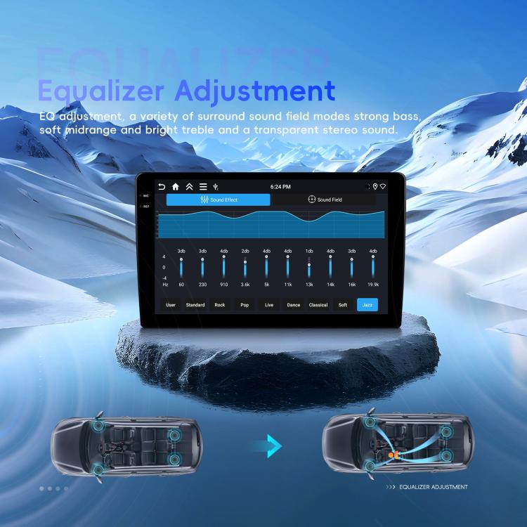 Universal Android 15 Central Control Large Screen Car Wireless Carplay Navigation Integrated Machine