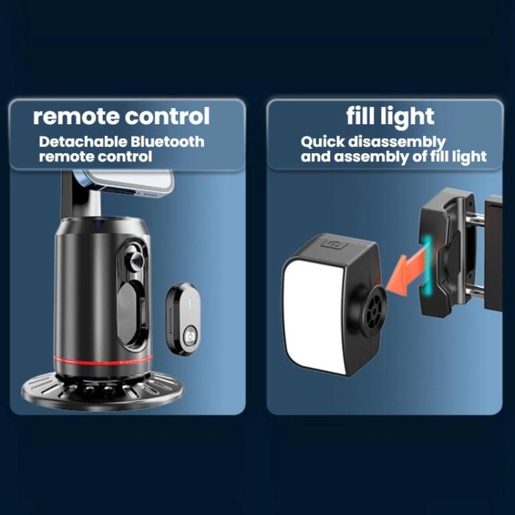 Smart AI Face Recognition Panoramic Tracking Anti-Shake Mobile Phone Gimbal