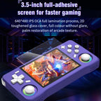 XF35H 3.5-Inch Retro Handheld Game Console With Linux System And RGB Light Pocket Video Game Player