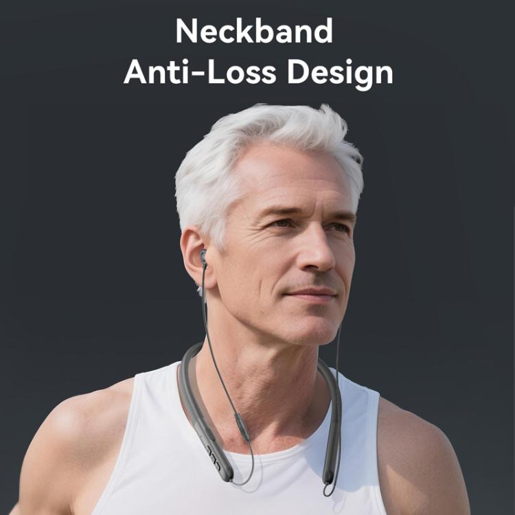 Neckband Bluetooth Hearing Amplifier For Seniors Semi-In-Ear Design With Digital Sound Chip, Long-Lasting Battery