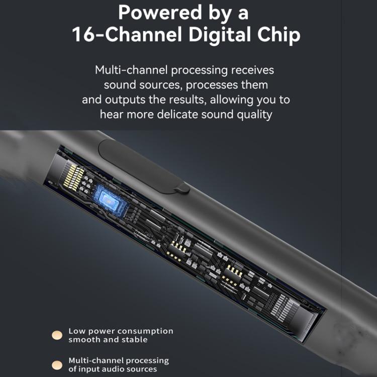 Neckband Bluetooth Hearing Amplifier For Seniors Semi-In-Ear Design With Digital Sound Chip, Long-Lasting Battery