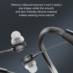 Neckband Bluetooth Hearing Amplifier For Seniors Semi-In-Ear Design With Digital Sound Chip, Long-Lasting Battery