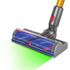 For Dyson V7/V8/V10/V11/V15 High Torque Direct-Drive Cleaner Head with Green Laser Dust Detection
