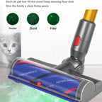For Dyson V7/V8/V10/V11/V15 High Torque Direct-Drive Cleaner Head with Green Laser Dust Detection