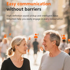 CIC Invisible Hearing Amplifier With Mini Charging Case Portable Hearing Aid Device For Seniors