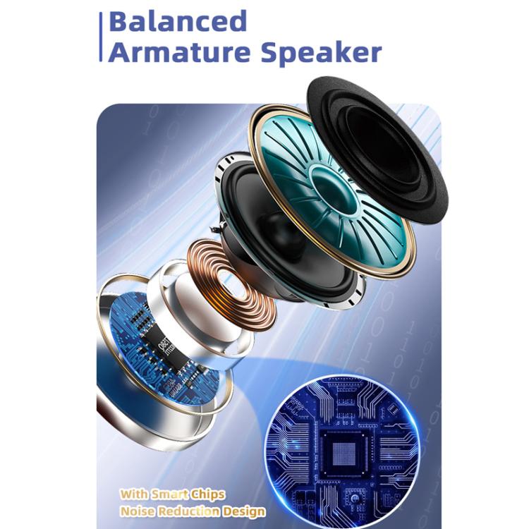 Wireless Invisible Hearing Aid With Digital Display Charging Case & Touch Control