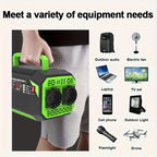 Gurxun Car Pure Sine Wave Inverter Dual AC Sockets + 2 USB + 2 Type-C Ports Outdoor Car Power Converter