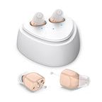 Ultra-Compact In-Ear Invisible Hearing Amplifier With Charging Case For Elderly