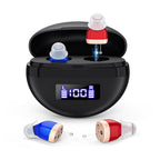 Hearing Aids With Digital Display Charging Case Noise Cancelling Invisible In-Ear Sound Amplifier