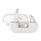 Behind-The-Ear Hearing Aids With Charging Case Smart Noise Cancelling & No Feedback Whistling
