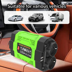 Gurxun 200W Modified Wave Inverter With 18W Solar Panel + 30A Controller Dual Socket + 2 USB + 2 Type-C Ports