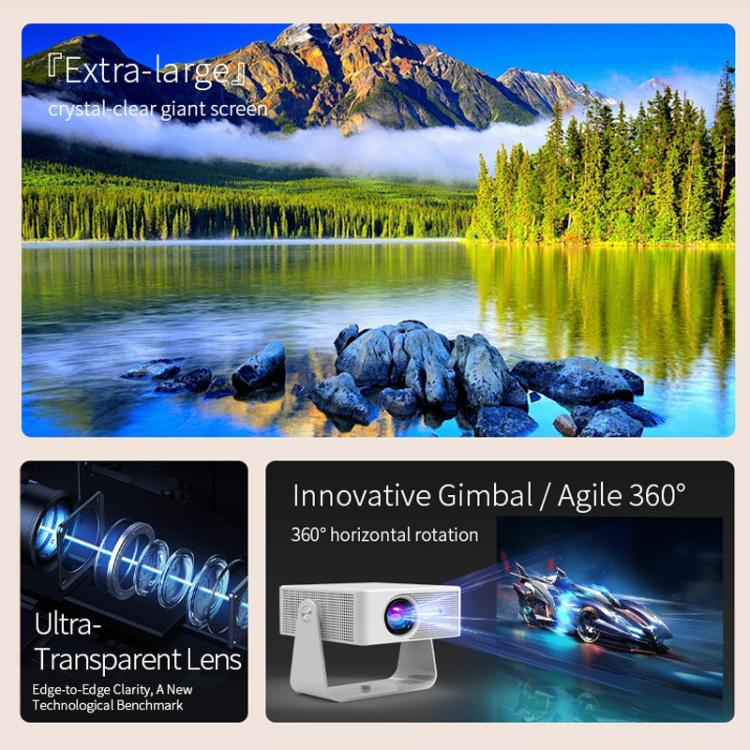 360 Degree Wireless Micro Android Projector