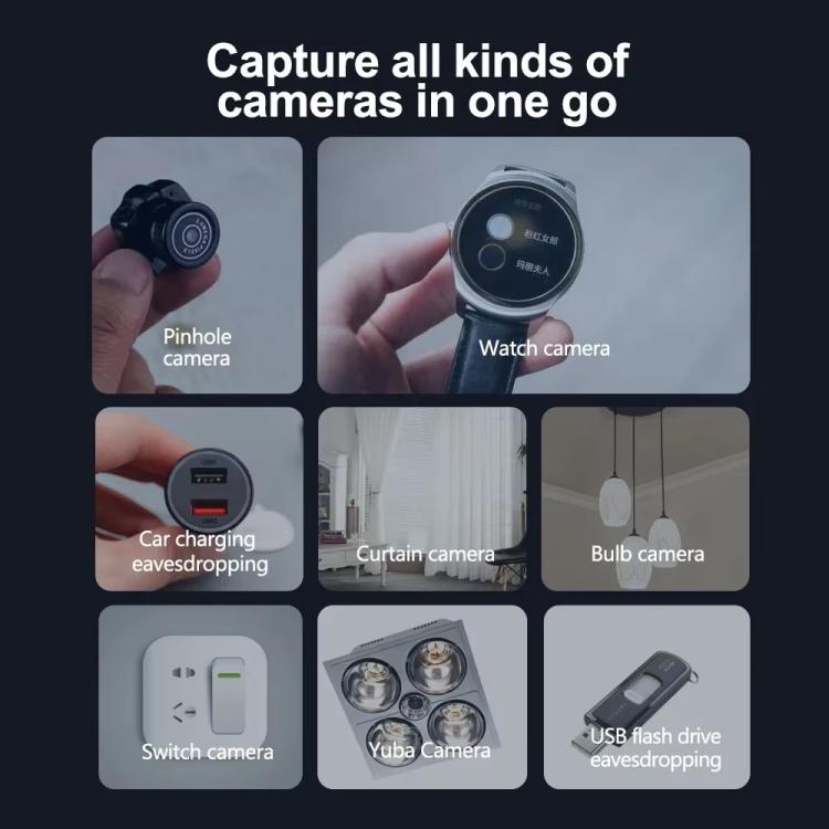 Hotel Camera Anti-Peeping Infrared Detector GPS Positioning Signal Detection Locator