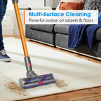 100W High-Torque Brush Head For Dyson V7/V8/V10/V11/V15 Vacuum Cleaner Adjustable Suction Power