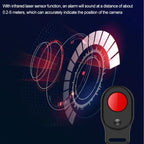 Hotel Anti-Sneak Camera Surveillance Camera Detector Infrared Detection+Laser Detection+Vibration Alarm