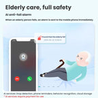 10Moons Indoor 4G Network Camera Home Remote Mobile Wireless HD Monitor